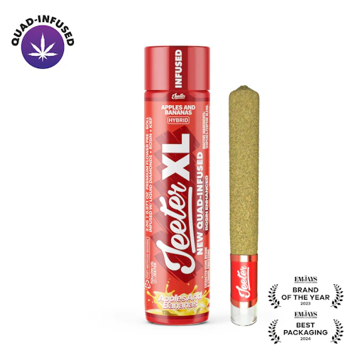 Jeeter - 2g Quad Infused Preroll - Apples & Bananas
