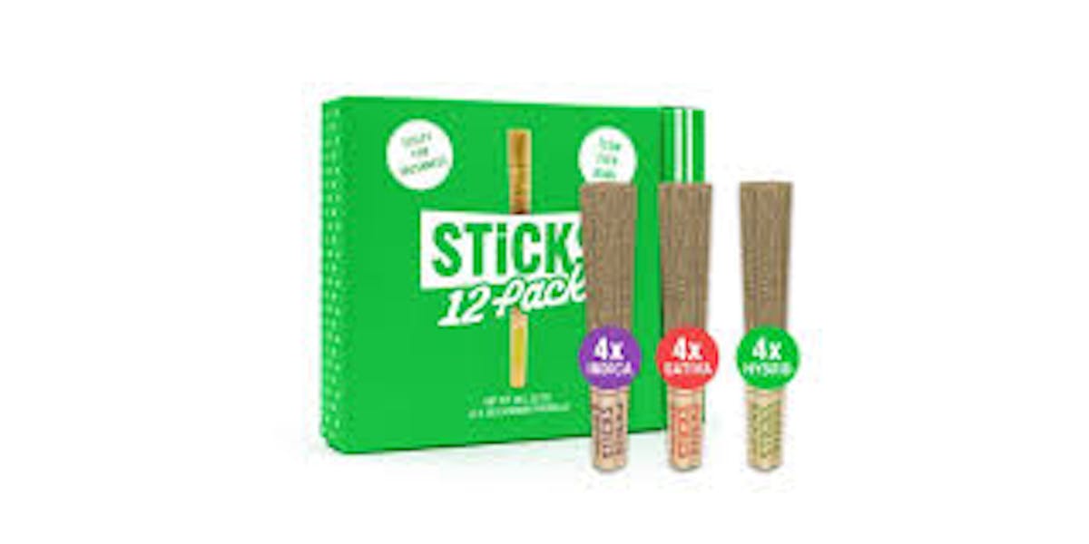 Photo of Sticks .5g 818 HEADBAND/WIFI OG/NOXIOUS Pre Roll 12pk