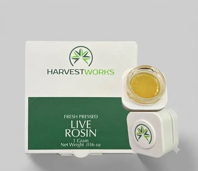HarvestWorks Cold Cure Rosin Mellowz 1g (hybrid)