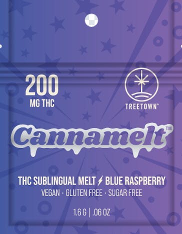 Product: Treetown | Blue Raspberry Cannamelt | 200mg