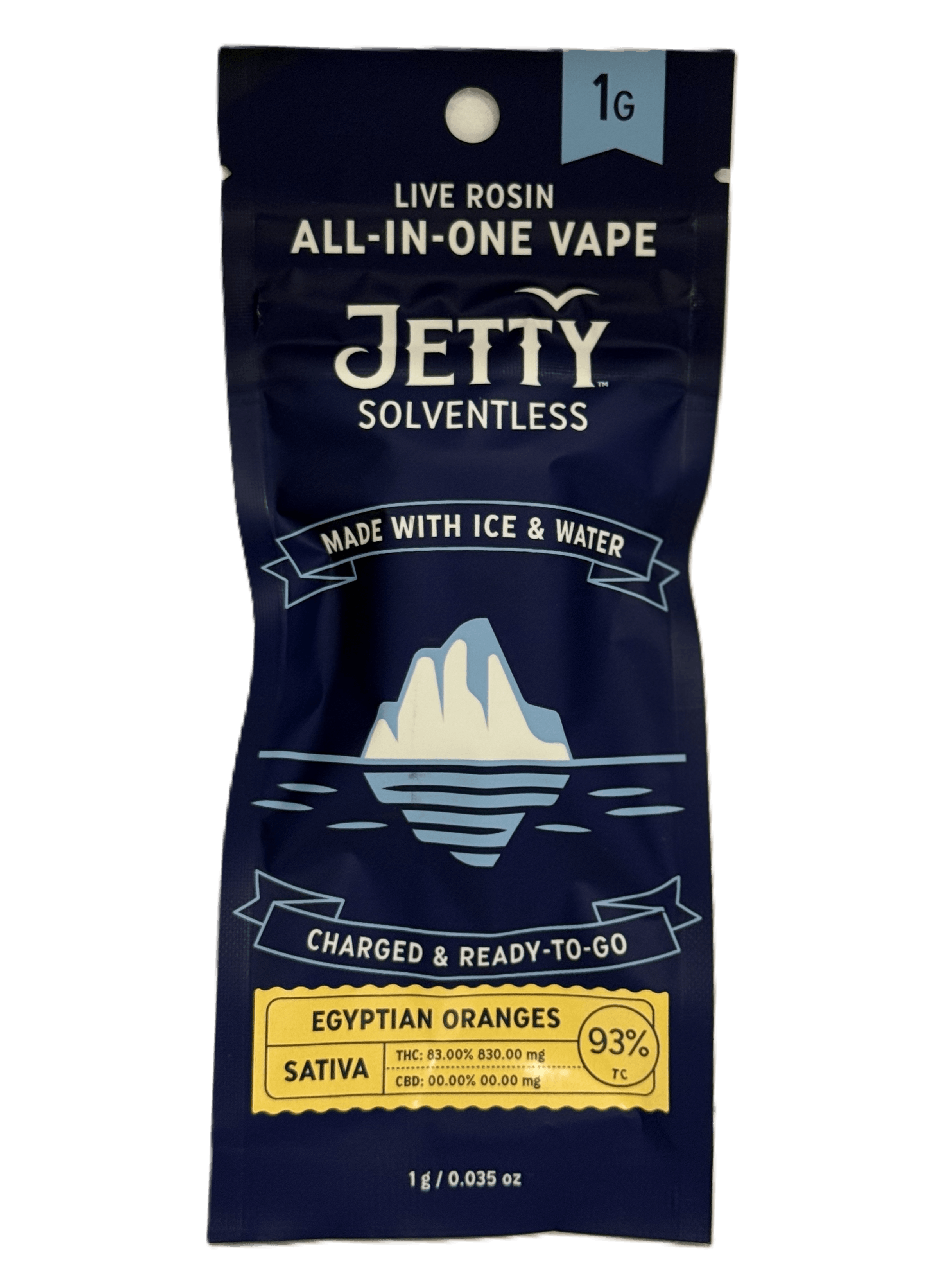 Jetty | Egyptian Oranges | Live Rosin AIO | 1g