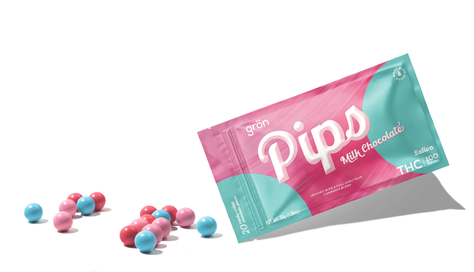 Pips | Milk Chocolate Pips | Sativa | 100mg