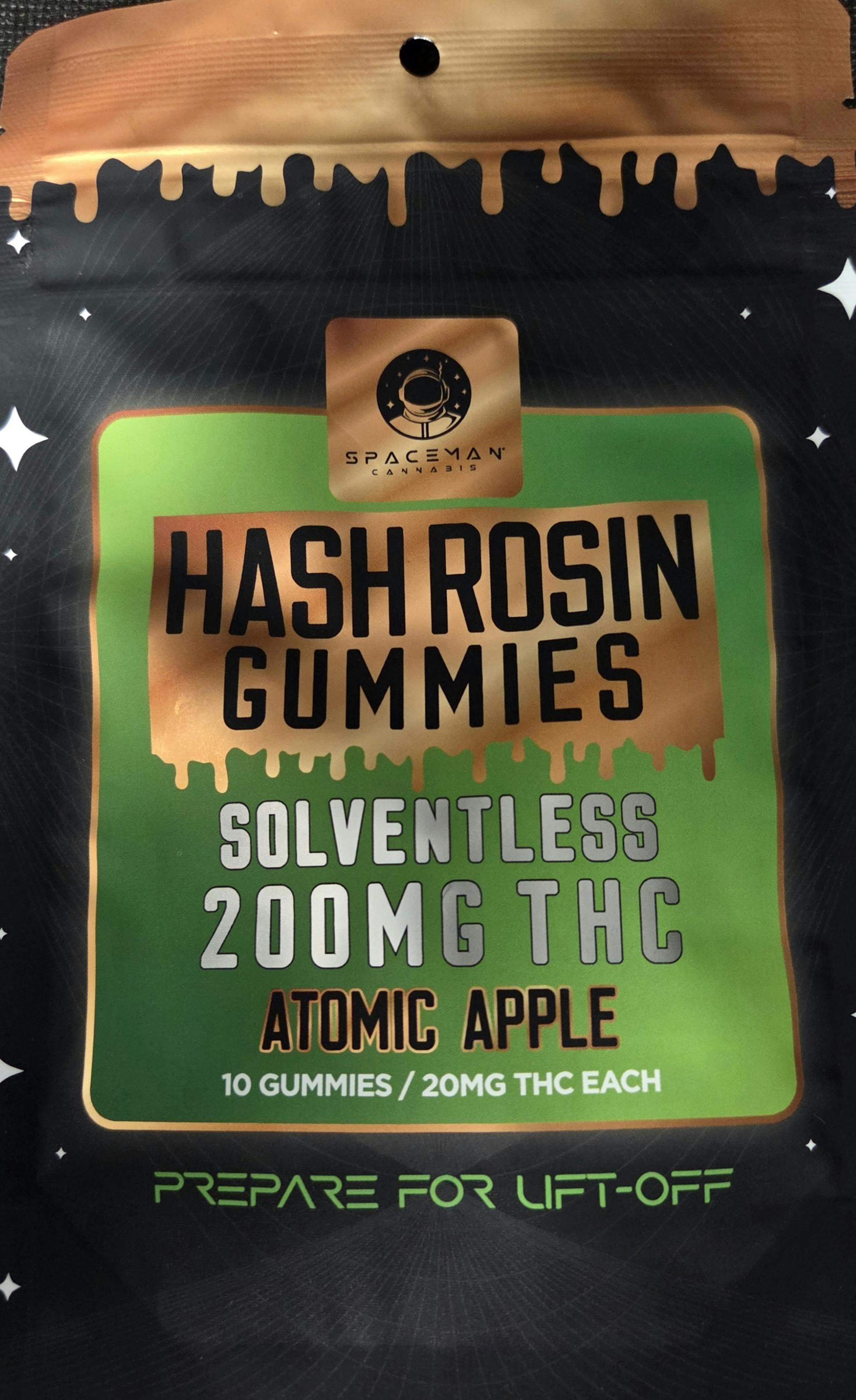Spaceman - Atomic Apple - 200mg Hash Rosin Gummy