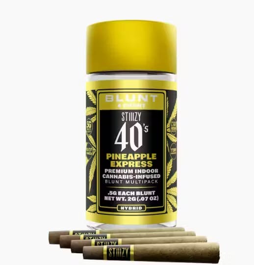 Stiiizy 40s 2.5g Infused Pre-Roll 5pk - Pineapple Express