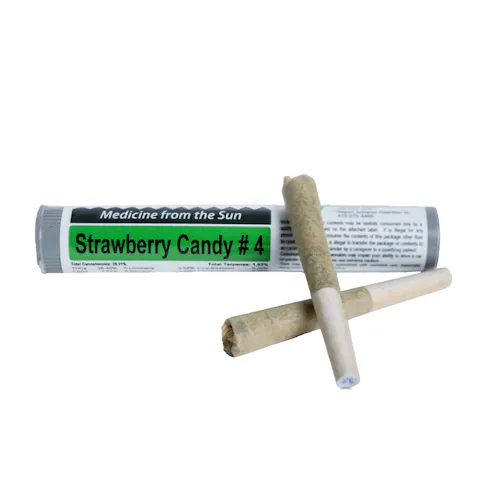 SunMed Strawberry Candy 4 Pre-Rolls 0.5g x 2pk-1