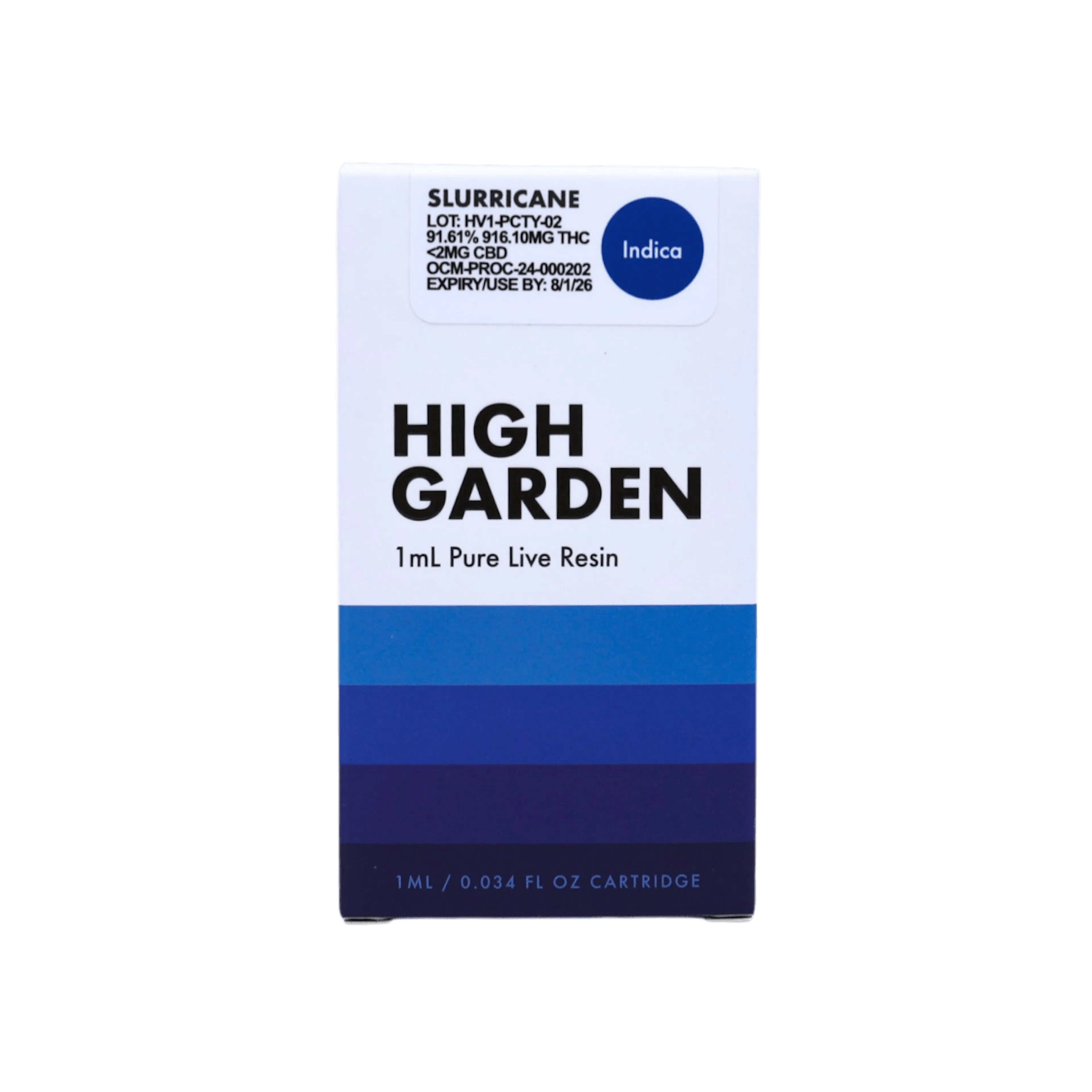 High Garden | Slurricane | Live Resin Cart | 1ml 1