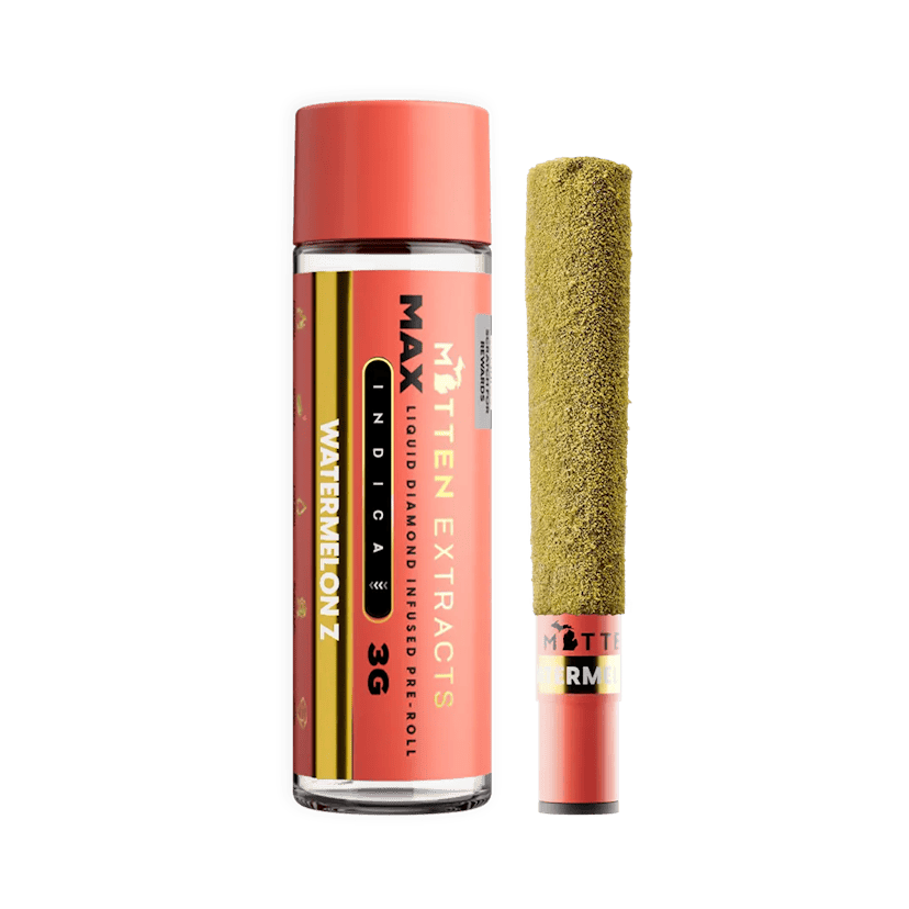 Mitten Extracts Diamond Infused Pre-Roll | Watermelon Z