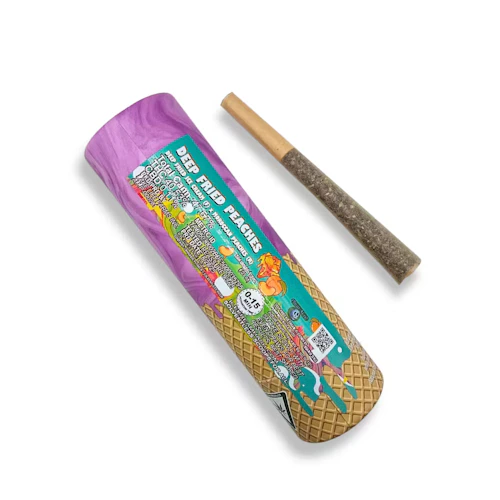 Ice Kream Hash - 1g Rosin Infused Preroll - Deep Fried Peaches