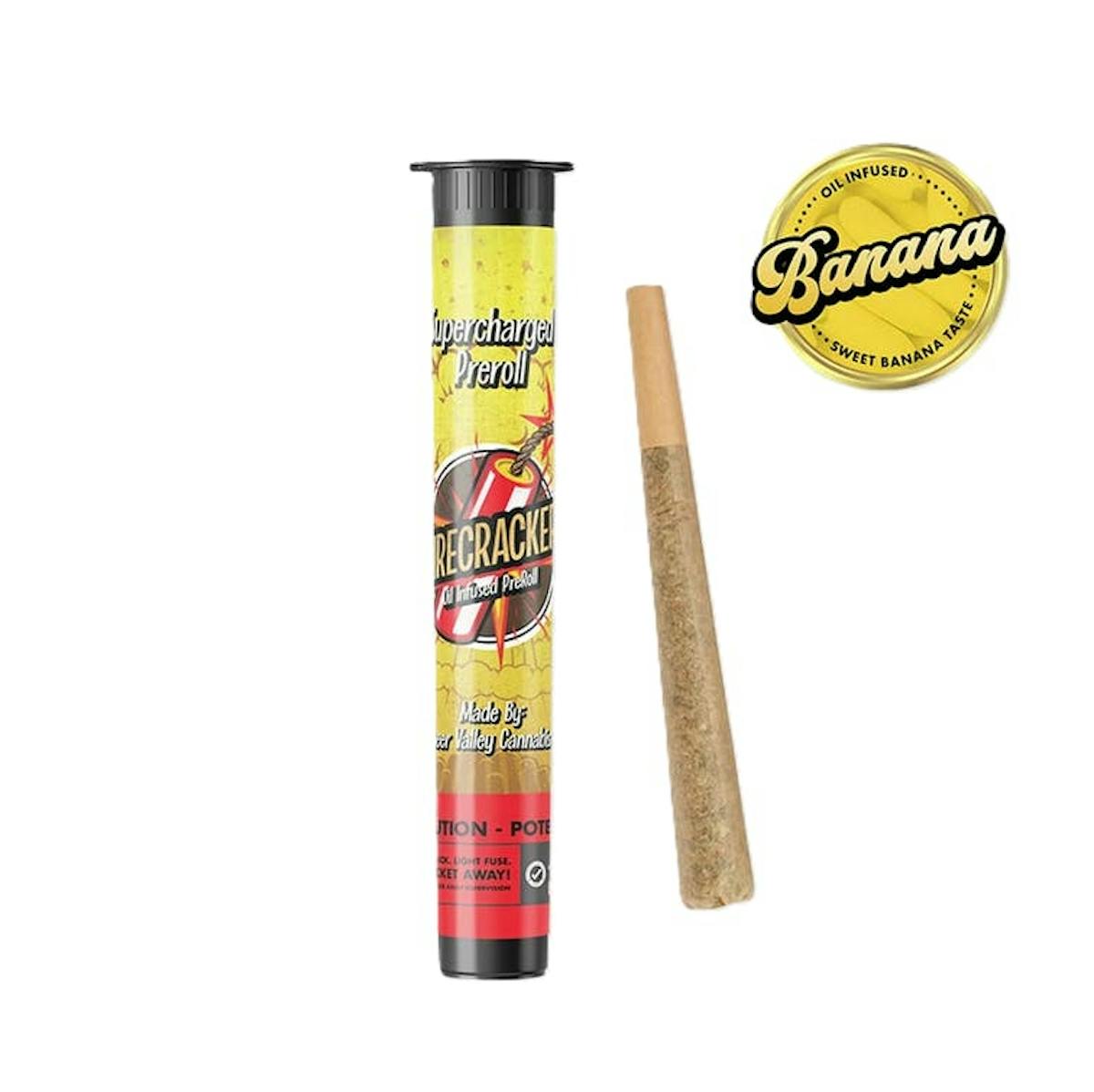 Photo of Firecracker Banana Candy 1g Infused Preroll