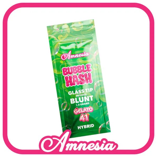 Amnesia - 1.5g Infused Bubble Hash Blunt - Gelato 41