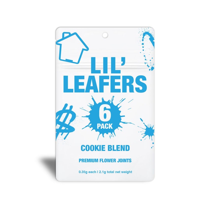 LiL' Leafers Premium Flower Joints 2.1g: 6pk Cookie Blend