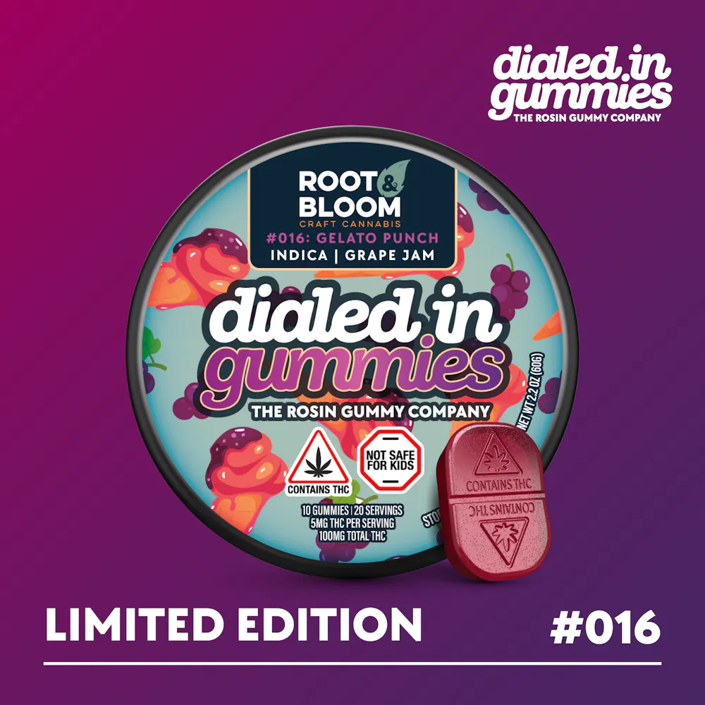 Product Grape Jam x Gelato Punch - Rosin Gummies - 100MG