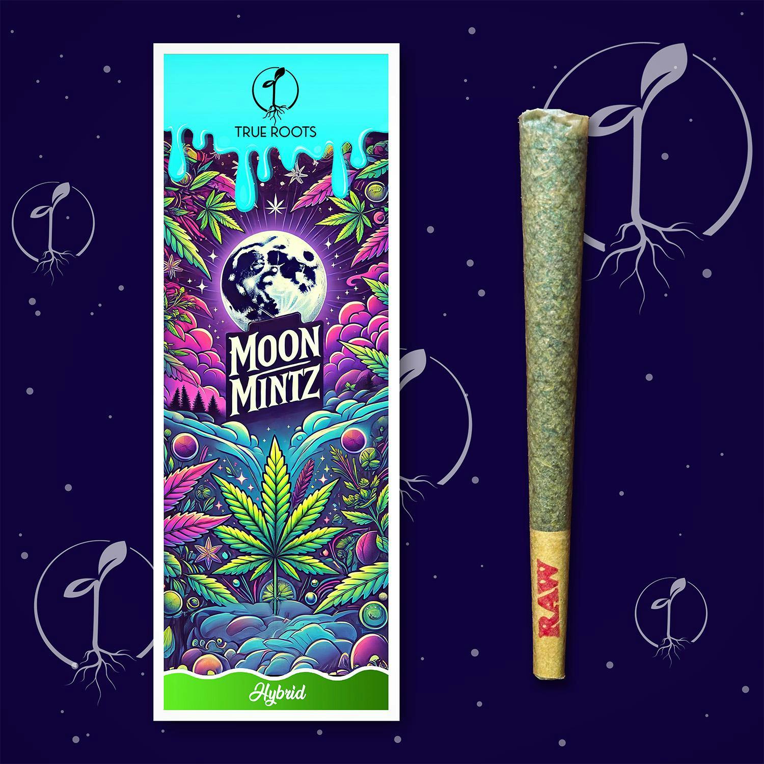True Roots Preroll | Kiefy Cone Moon Mintz