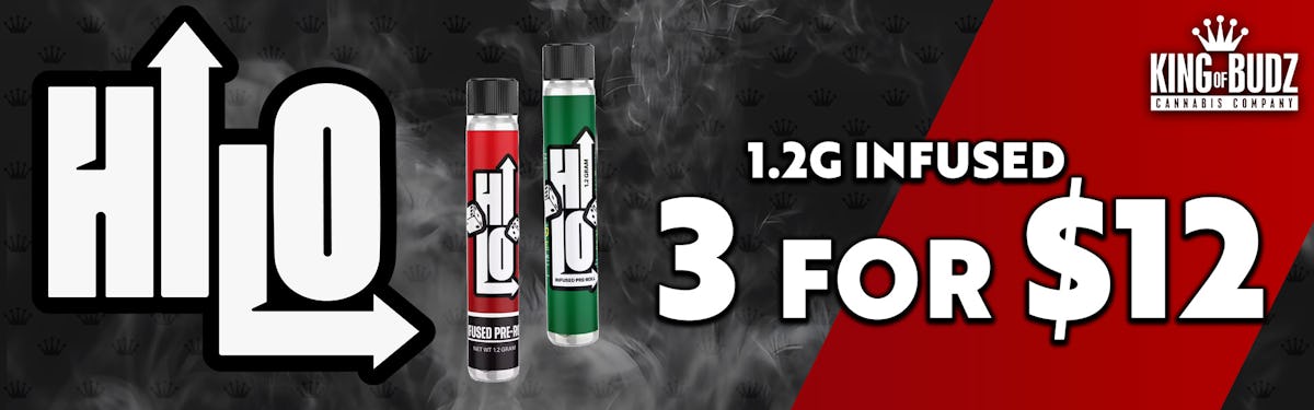 HI-LO 1.2g Infused Prerolls - 3/$12