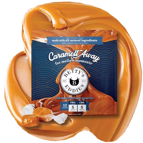 Caramel Chews - 10pk 50mg - Betty's Eddies