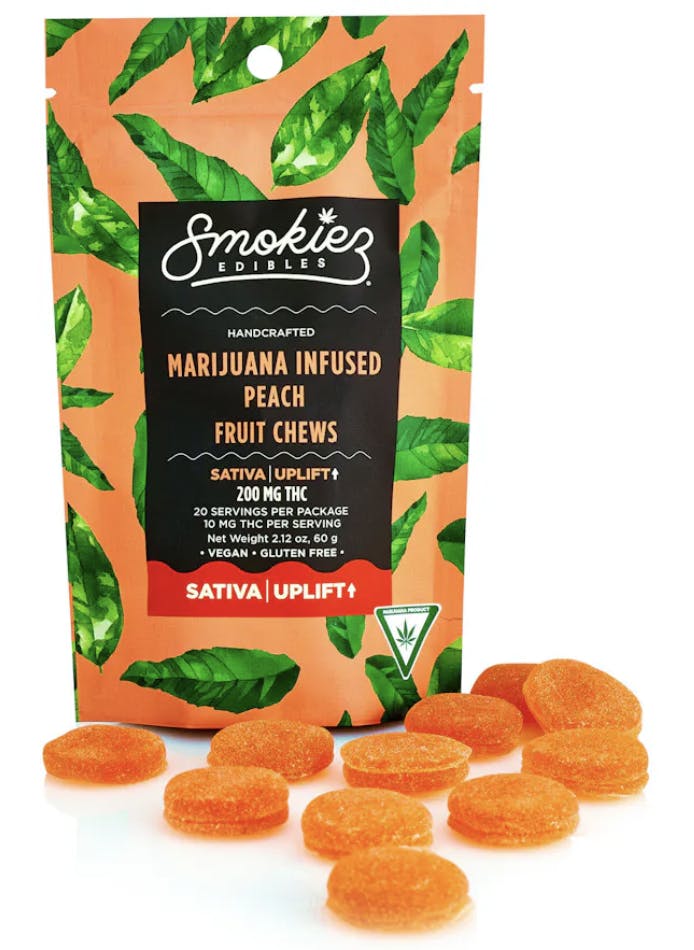 Product: Smokiez | Gummies - Sweet Peach (Sativa) - 200mg