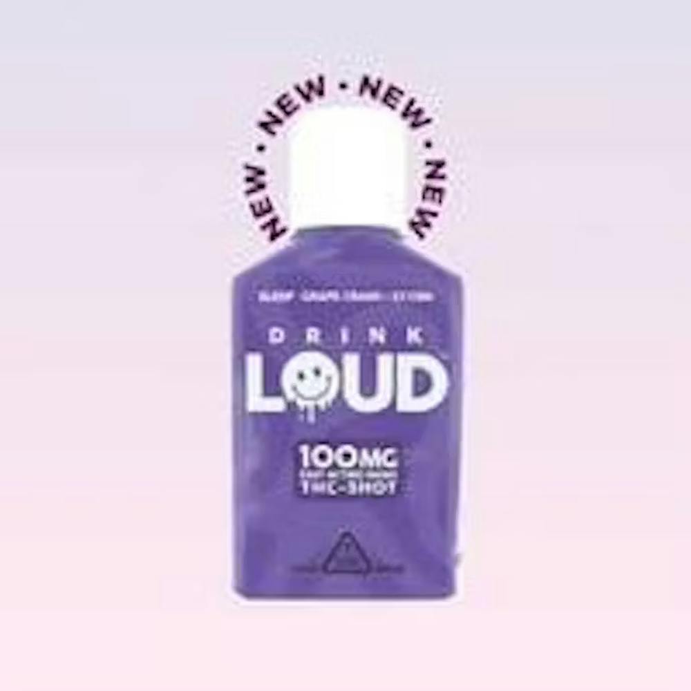 Product Drink Loud - Grape Crash (50ML) - THC Shot - 100MG