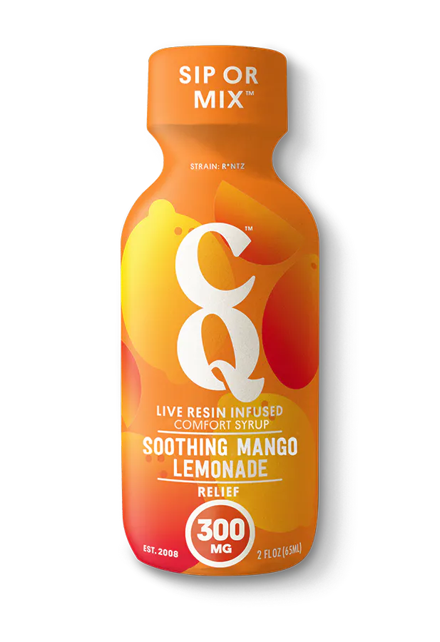 CQ - 2oz Live Resin Syrup - 200mg - 2:1 THC/CBD - Mango Lemonade