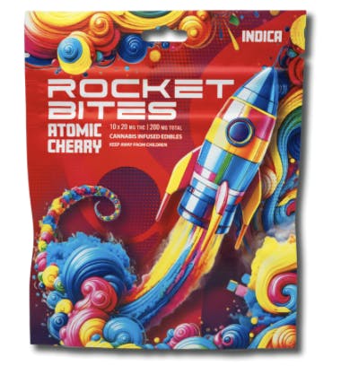 Rocket Bites | Gummies - Atomic Cherry - 200mg