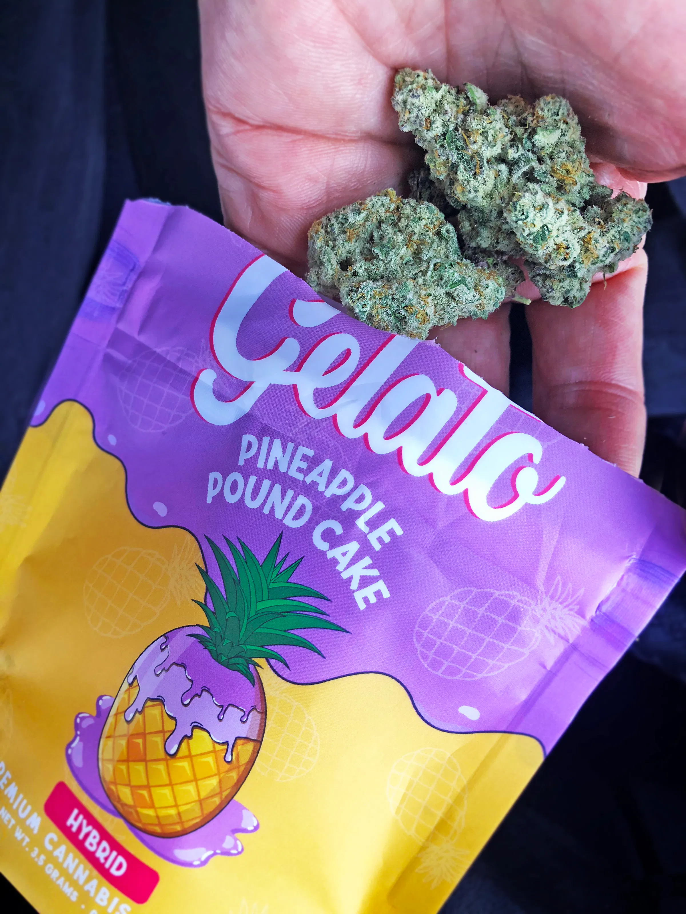 Gelato - Pineapple Pound Cake | Eighths | Nectar - Merced