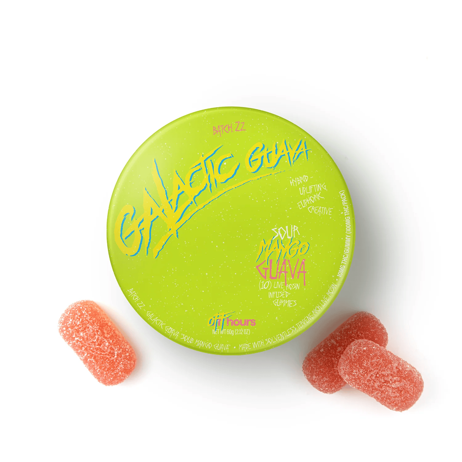 Off Hours | Mango Guava | Live Rosin | 100mg | 10ct
