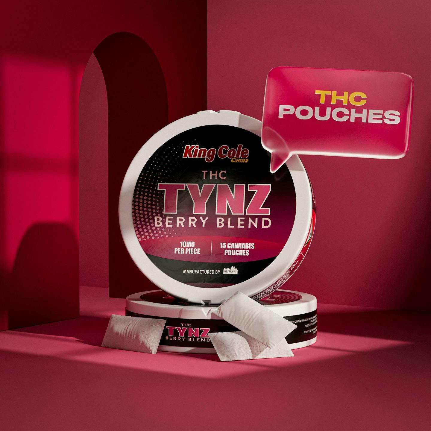 Buy TYNZ King Cole | Tynz | Berry Blend | 200mg | THC Pouch Online