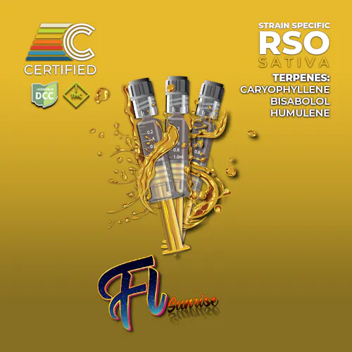 Certified Cultivators | FL Sunrise RSO Syringe (3 pack)-active