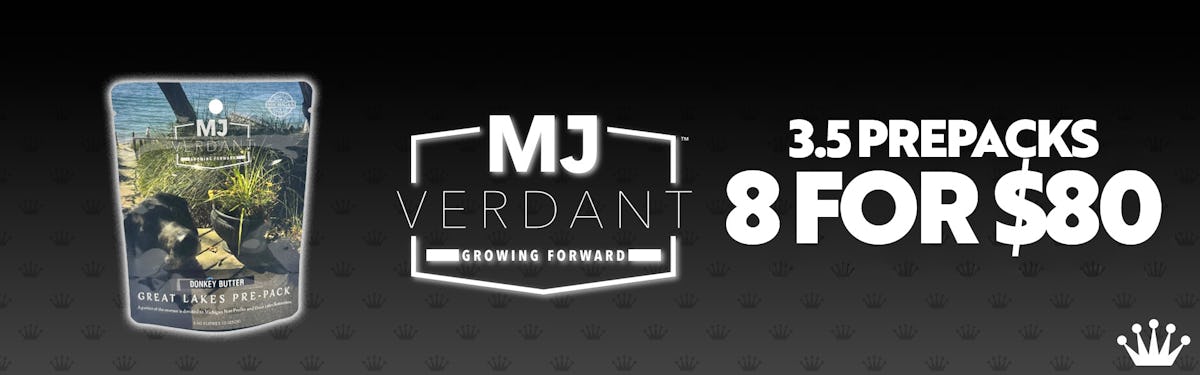 MJ Verdant - 3.5g Prepack 8/$80