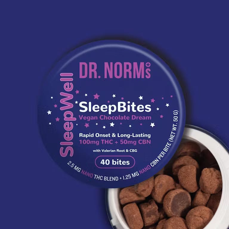 SLEEPWELL VEGAN CHOCOLATE DREAM BROWNIE SLEEPBITES (2:1 THC:CBN)