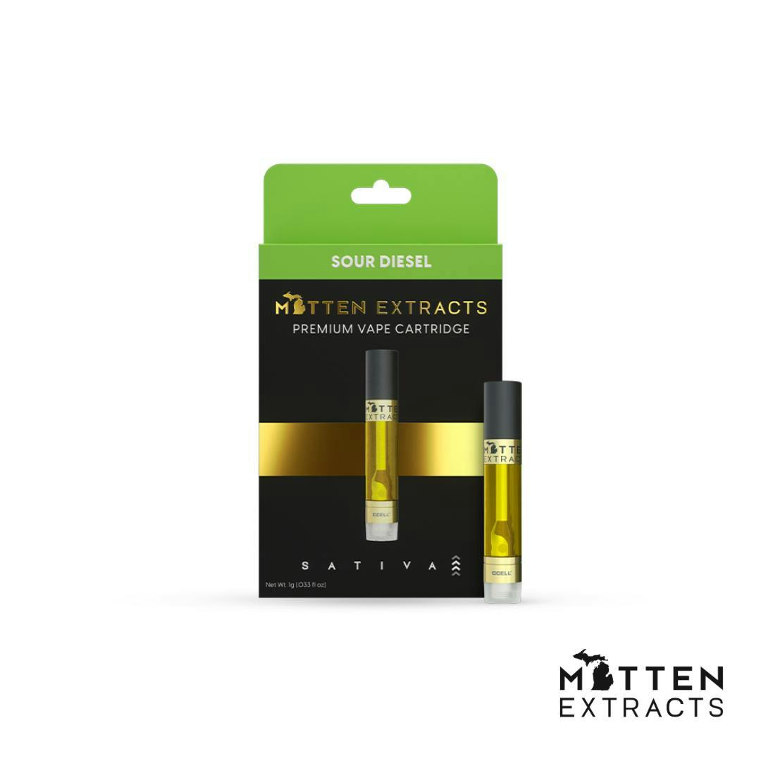Mitten Extracts - 1g Cart - Sour Diesel (S)