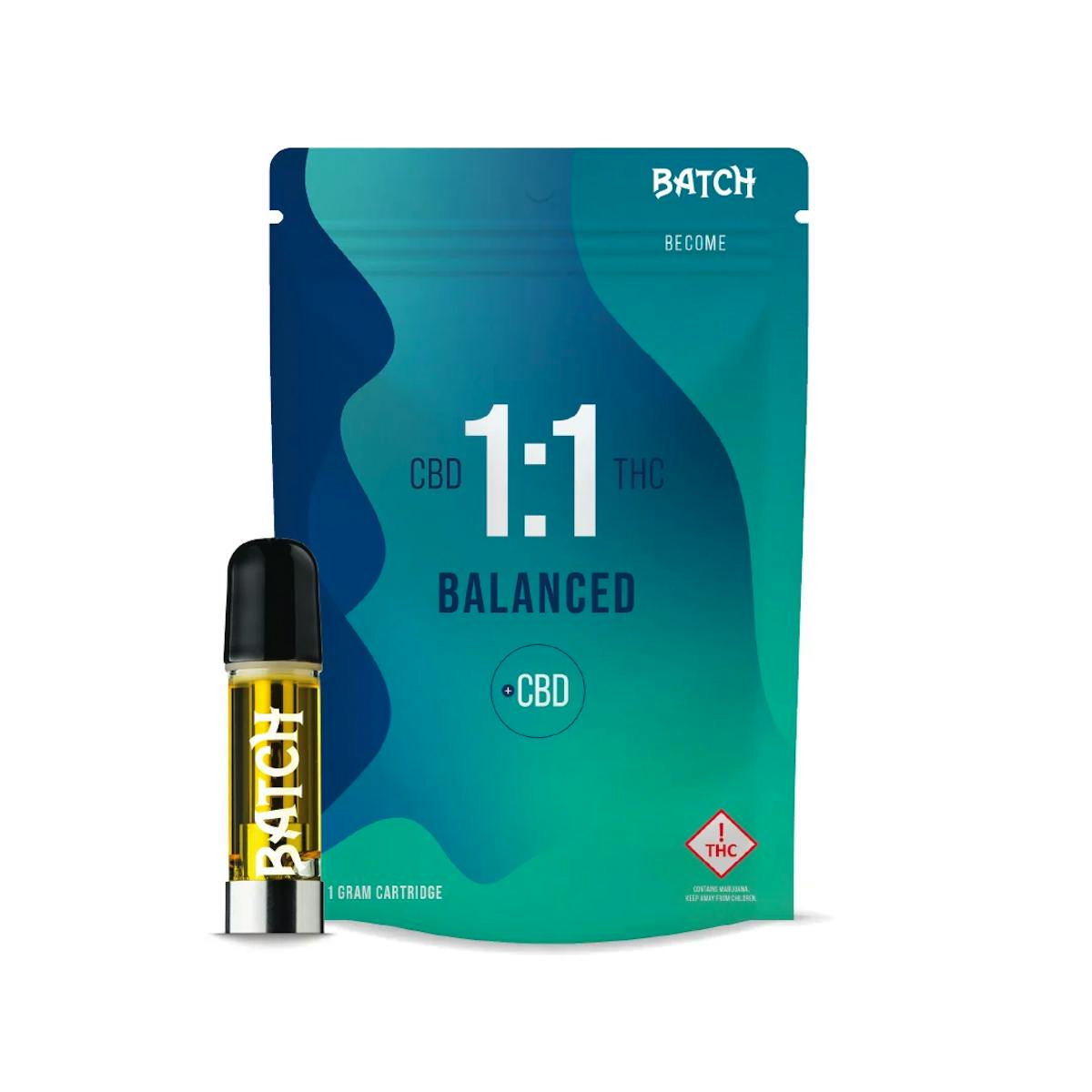 Photo of Batch Cartridge | 1:1 Become Balanced (THC:CBD)