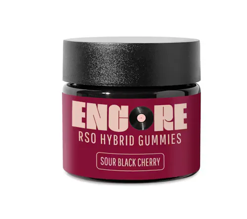 Black Cherry RSO 40mg (10ct) – Encore Gummies-active