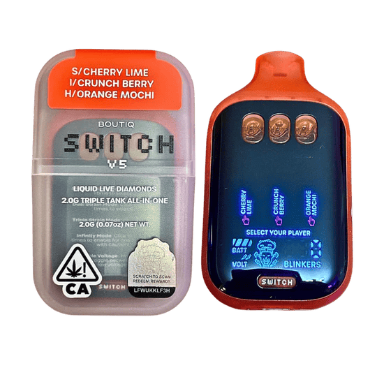 BTQ Switch V5 | Cherry Lime x Crunch Berry x Orange Mochi | Sat-Ind-Hyb AIO 
