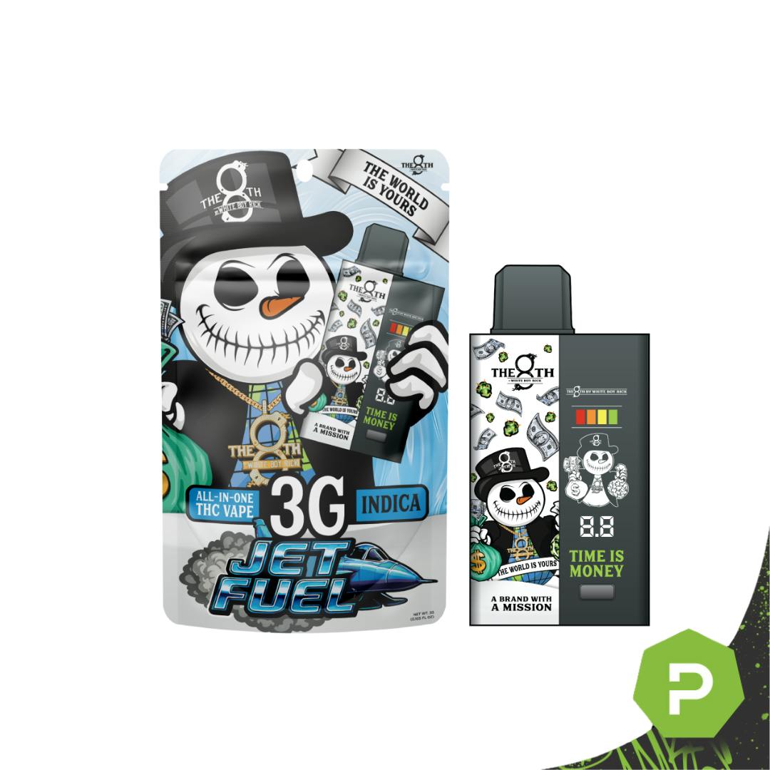 The 8th White Boy Rick Disposable | Jet Fuel - Puff Cannabis Cannabis Store  in MI