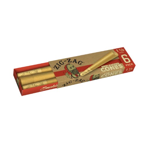 UNBLEACHED 1.25 CONES 6PK-1