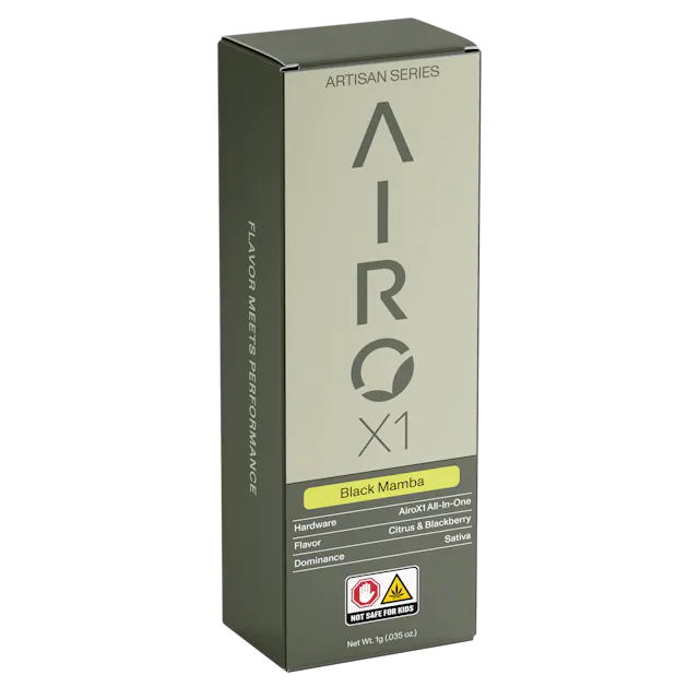 Airo Distillate Disposable Black Mamba 1g (sativa, disposables)
