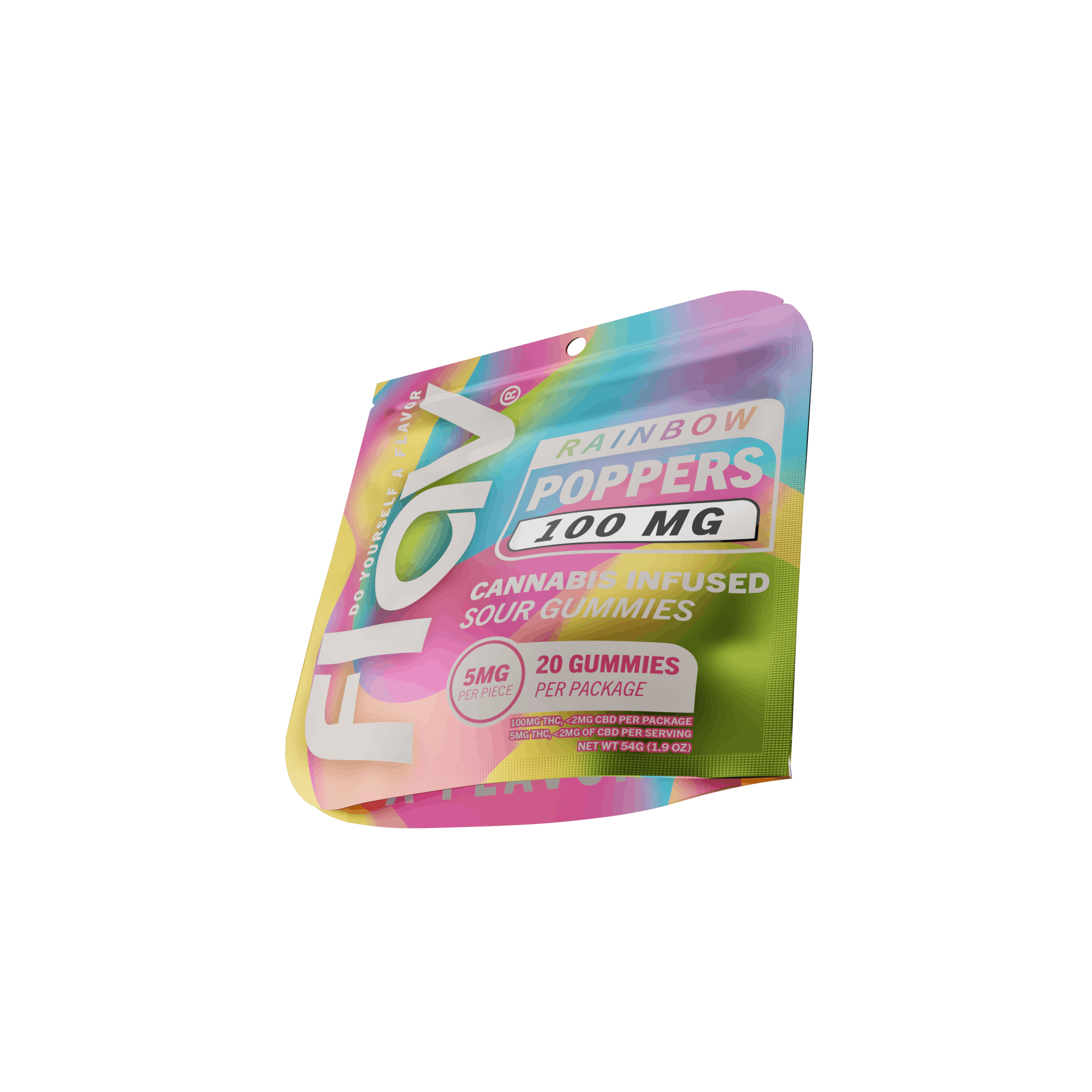 Rainbow Poppers - 100mg-1