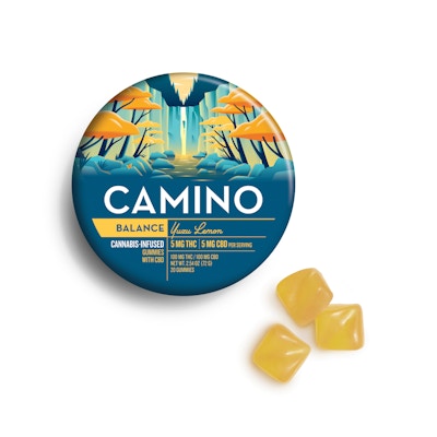 Product Camino Yuzu Lemon 5:5 'Balance' Gummies [20pk]