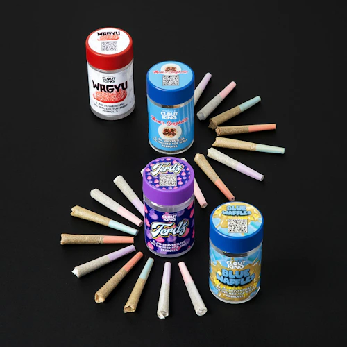 Clout King - 5-Pack .5g Infused Prerolls - Cream Pie