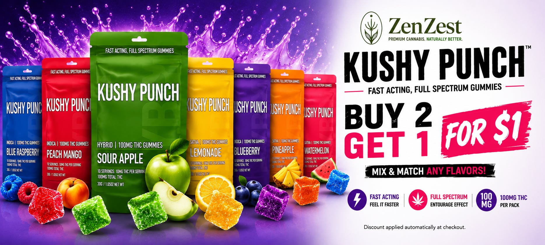 Kushy Punch Gummies