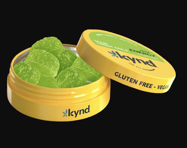 Energy Sour Green Apple (S) | 100mg | Gummies | Kynd