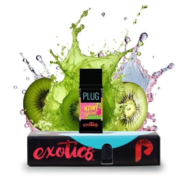 vape shoop Union City Dispensary: Plug Play Plug Play - EXOTICS - Kiwi Burst - Cart  Vapes