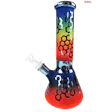 Rainbow Honeycomb Beaker Bong