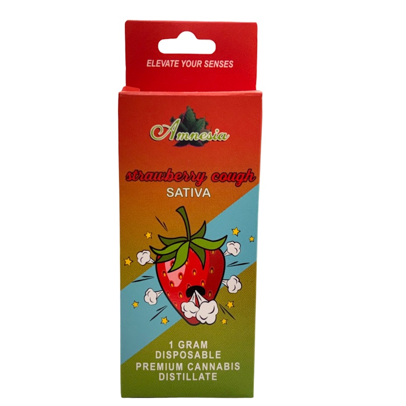 Amnesia - Strawberry Cough Disposable
