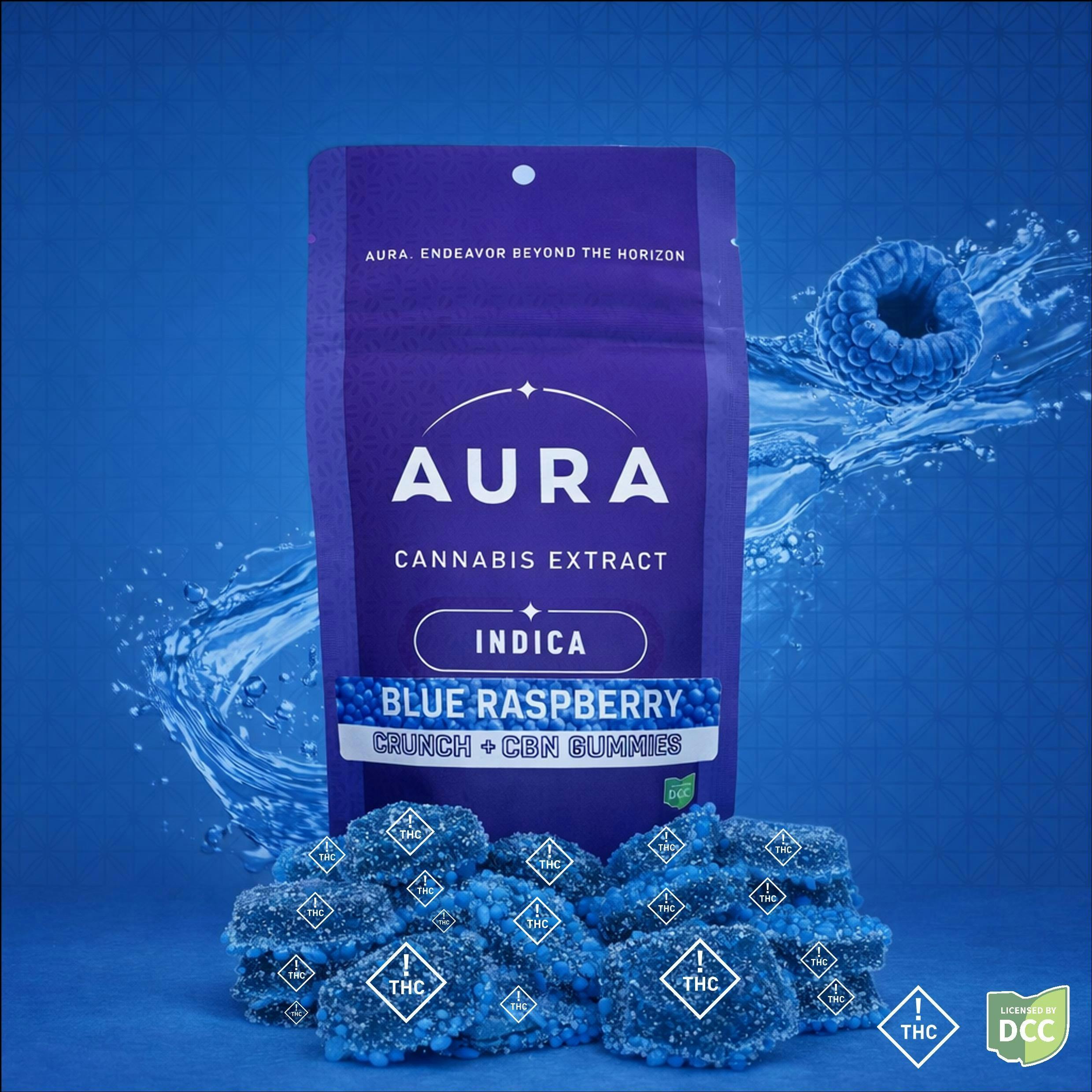 Blue Raspberry Crunch + CBN | Gummies | [106.57mg] | Terrasana