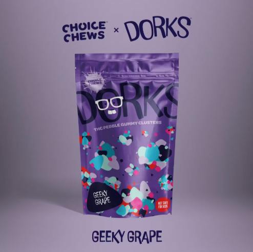 Product Geeky Grape Indica Gummy Clusters | Edibles | 100mg