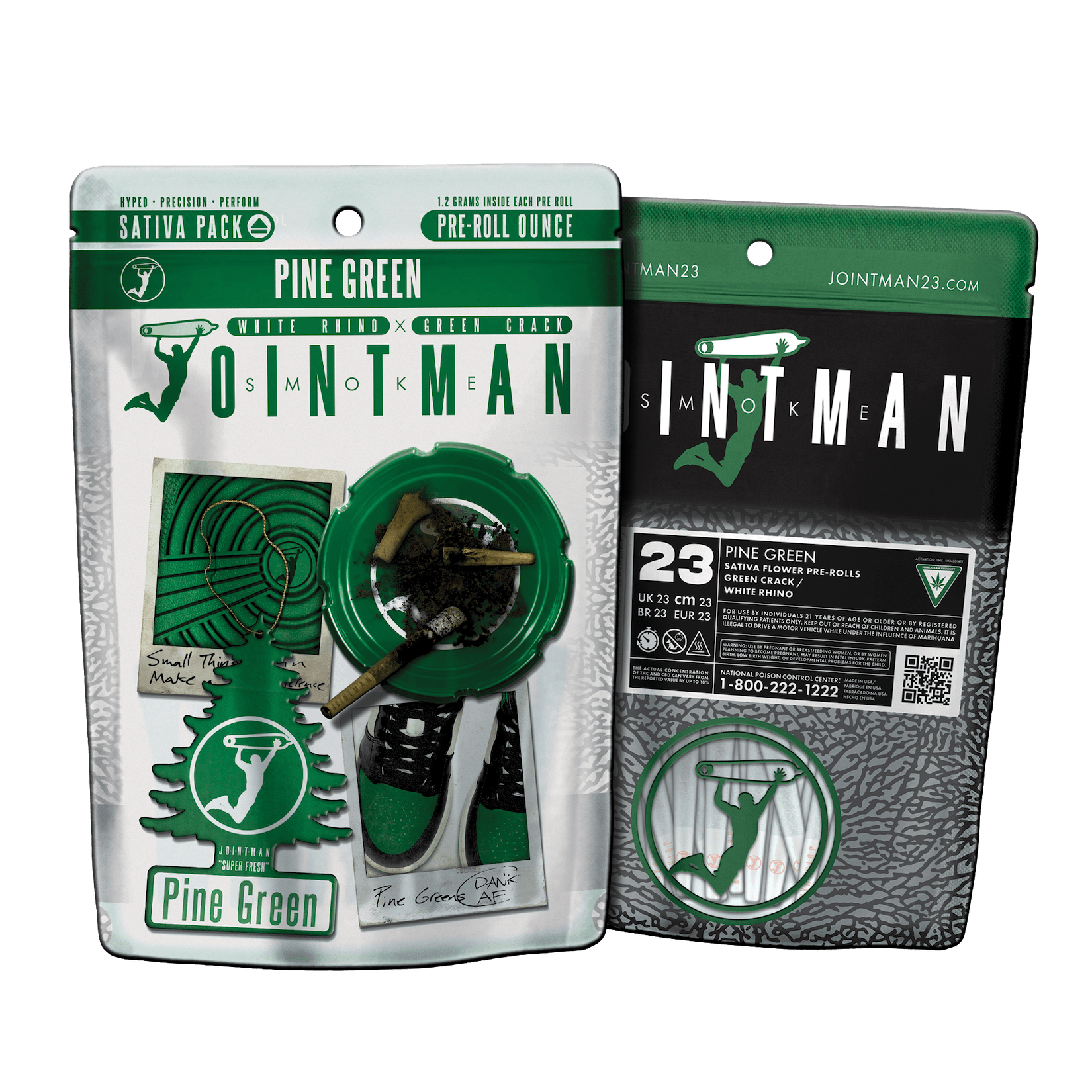 Jointman - 23-Pack 1.2g Prerolls - Pine Green