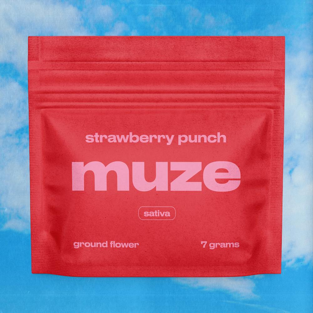 muze - Flavored Ground Flower 7g - Strawberry Punch