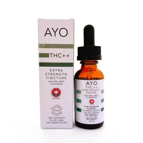 Ayo: Tincture | THC++ | Mint | 600mg | 30mL-1