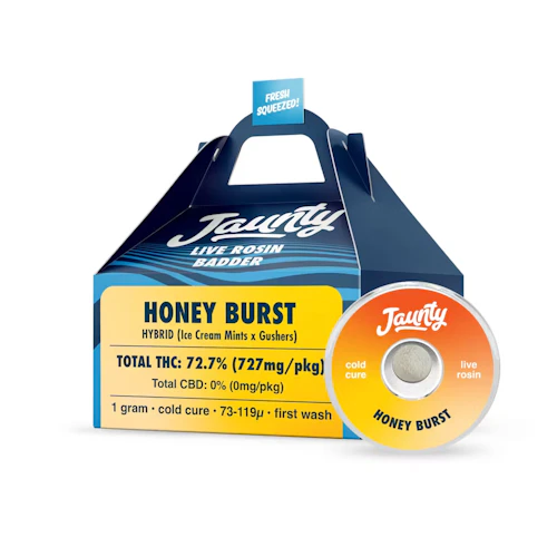 Jaunty - 1g Live Rosin - Honey Burst